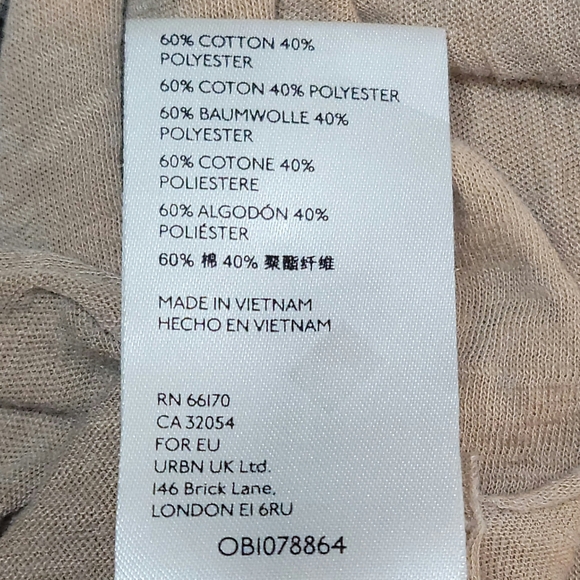 Free People We The Free On My Mind V Neck Shirt Long Sleeve Sz XS Light Earth - Picture 16 of 16